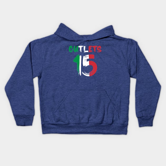 Tommy Cutlets Devito 15 Kids Hoodie by Oyeplot